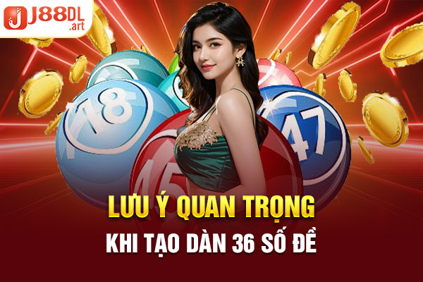 Lưu ý quan trọng khi tạo dàn 36 số đề